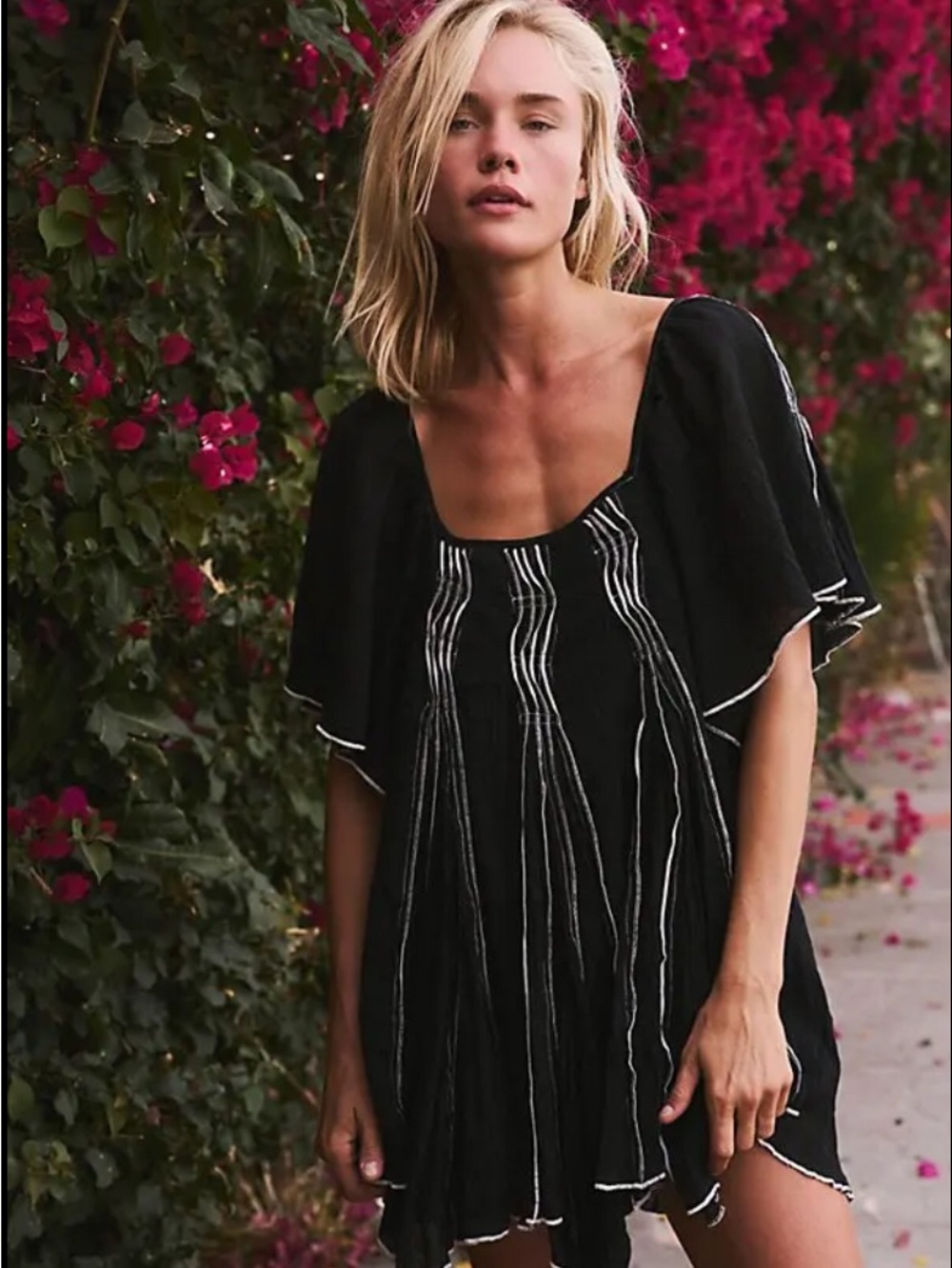 Free People Joelle Tunic in Black